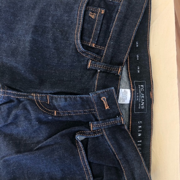 Dark Blue Skinny fit pai of FC jeans - Picture 4 of 4